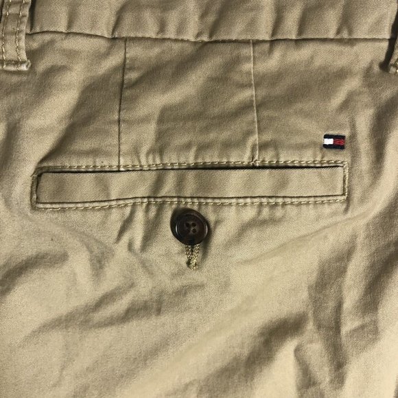 Tommy Hilfiger Khaki Pants Mens Size‎ 34 x 30 Chino tailored￼ Fit I32 - Picture 3 of 5